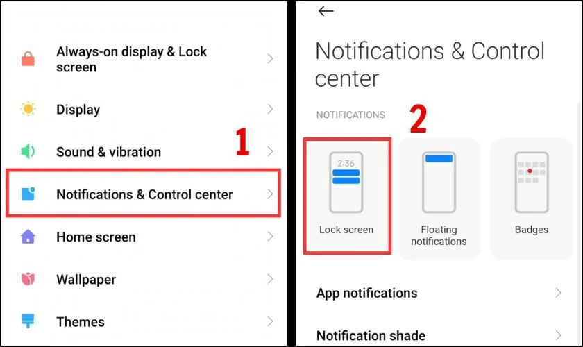 Cách bật hiển thị lại nội dung thông báo trên Xiaomi