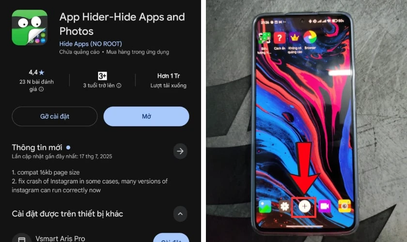 Cách ẩn ứng dụng trên OPPO bằng ứng dụng App Hider