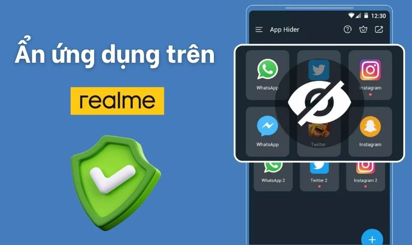Cách ẩn ứng dụng trên Realme