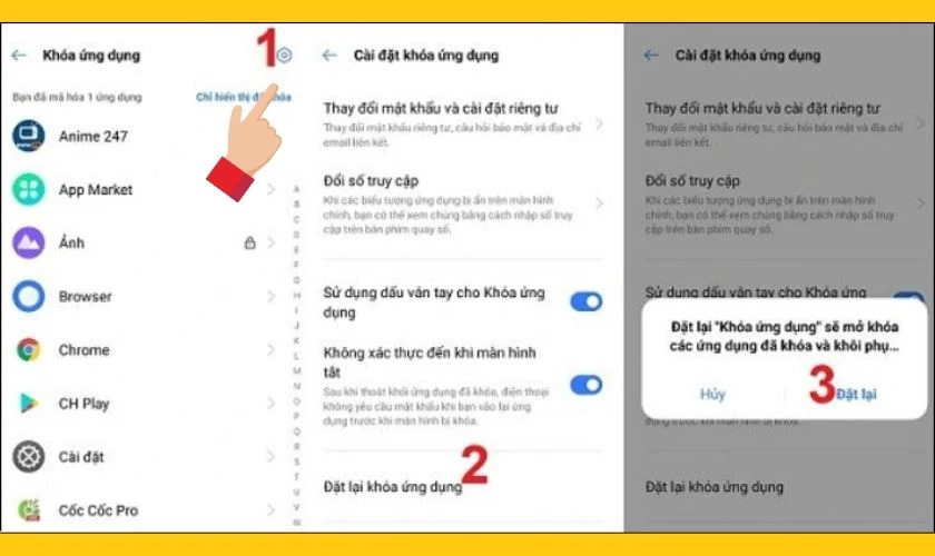 Cách tắt ẩn ứng dụng trên Realme