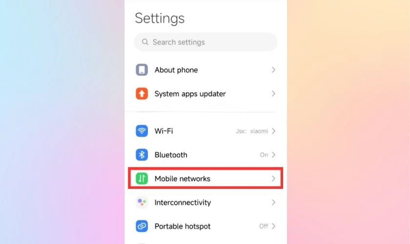Cách bật 5G trên điện thoại Xiaomi