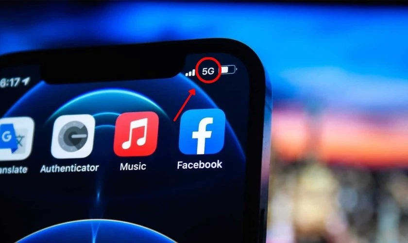 Biểu tượng 5G sẽ xuất hiện trên thanh trạng thái