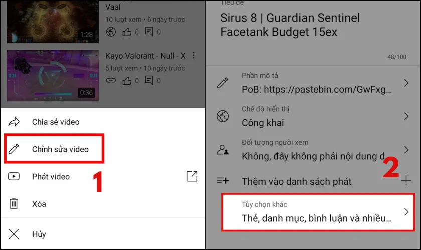 Cách bật bình luận trên Youtube bằng điện thoại đơn giản