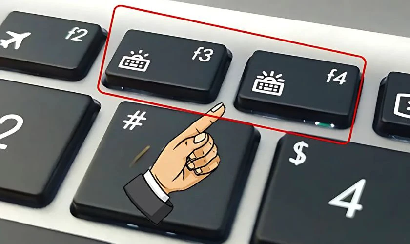 Cách bật đèn bàn phím ASUS ViVoBook bằng phím tắt