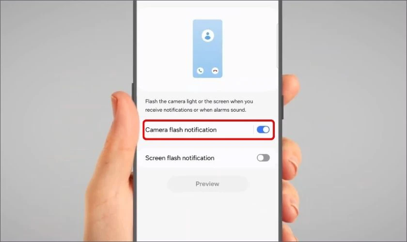 Cách bật đèn Flash khi có thông báo trên điện thoại OPPO