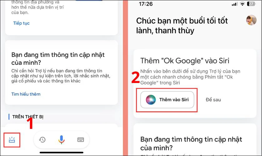 Hướng dẫn cách bật Ok Google trên iOS