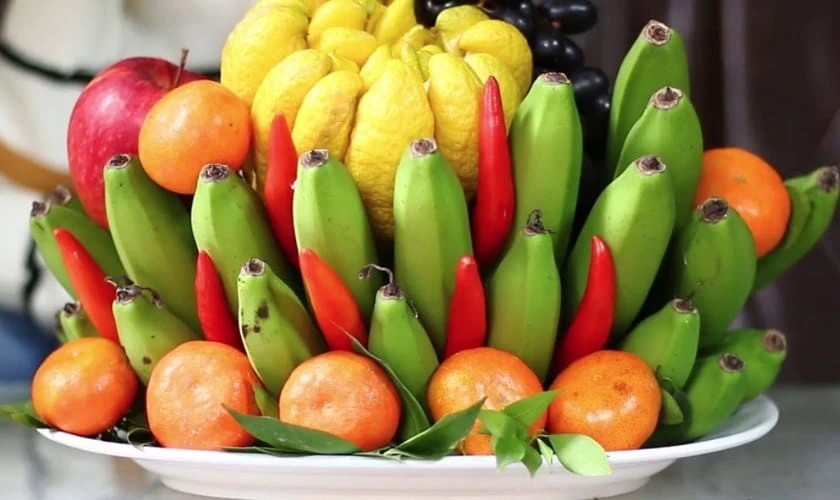 Cách bày mâm ngũ quả ngày Tết miền Bắc