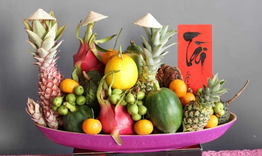 Cách bày mâm ngũ quả ngày Tết miền Trung