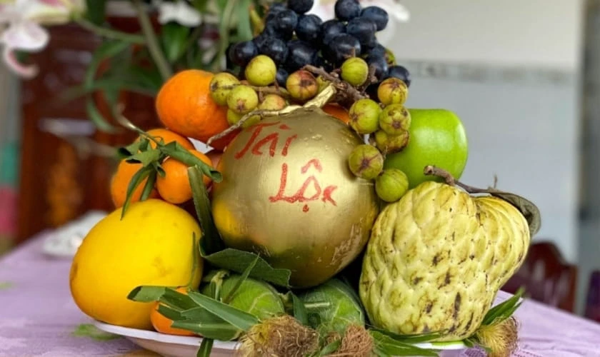 Cách bày mâm ngũ quả ngày Tết miền Nam