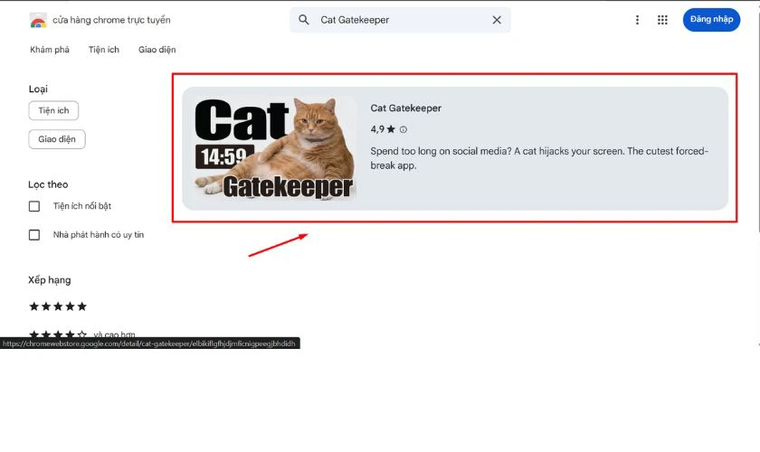 Cách cài đặt Cat Gatekeeper - Bước 3