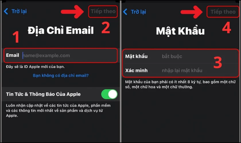 Cách tạo iCloud mới cho iPhone 14 Pro Max mới mua chi tiết