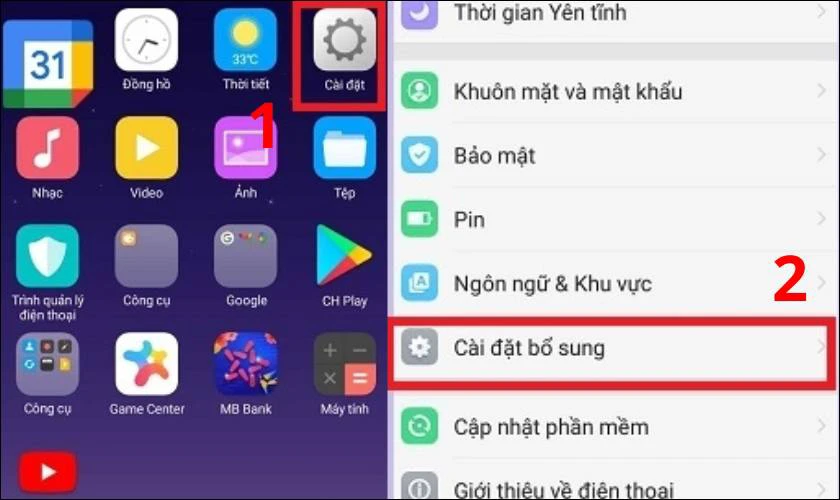 Hướng dẫn cách cài định vị giữa 2 điện thoại OPPO