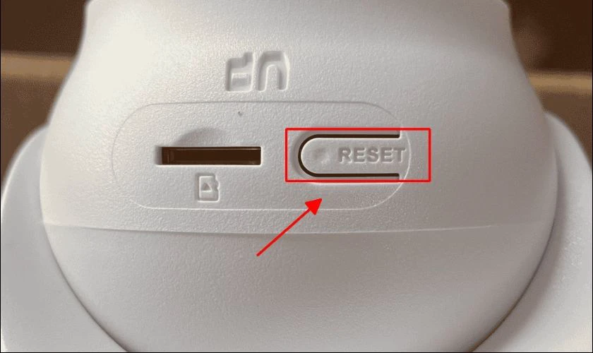 Cách cài Camera Imou khi thay đổi Wi-Fi bằng nút Reset