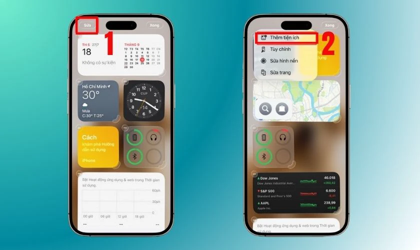 Cách ghim lịch âm ra màn hình chờ iOS 26.4