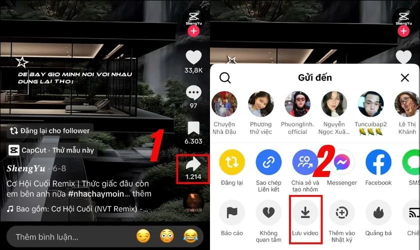 Cách cài nhạc chuông iPhone từ Tiktok