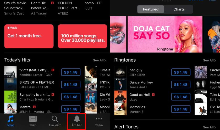 Cách cài nhạc chuông cho iPhone bằng iTunes