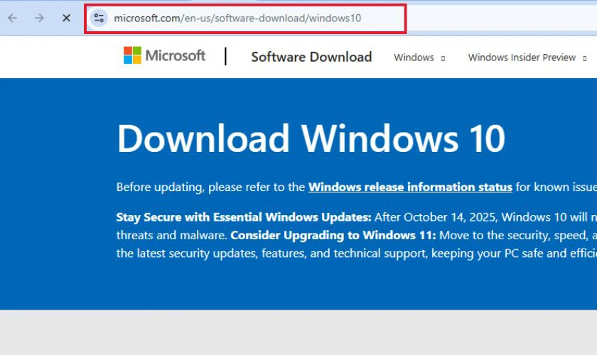 Cách cài Win 10 không cần USB bằng file ISO