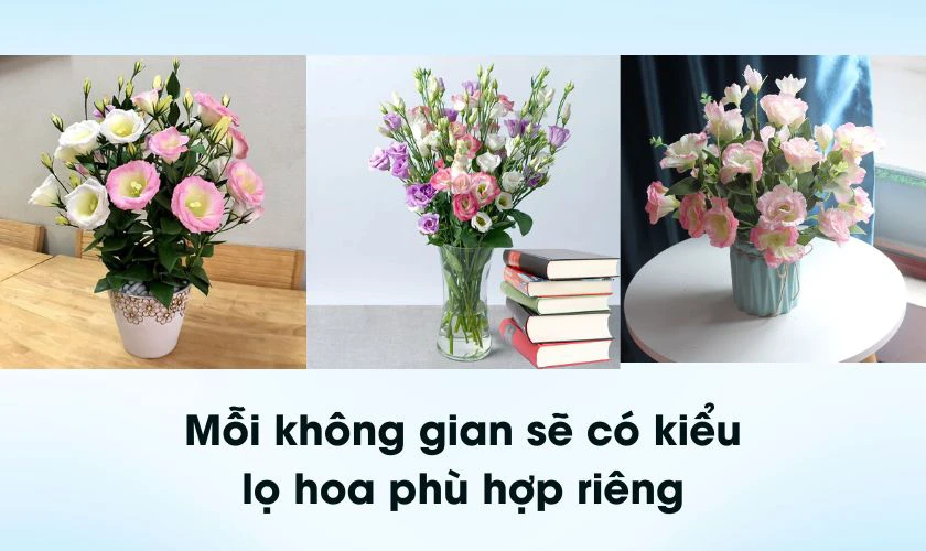 Nguyên tắc cách cắm hoa cát tường ngày Tết - Xác định vị trí đặt