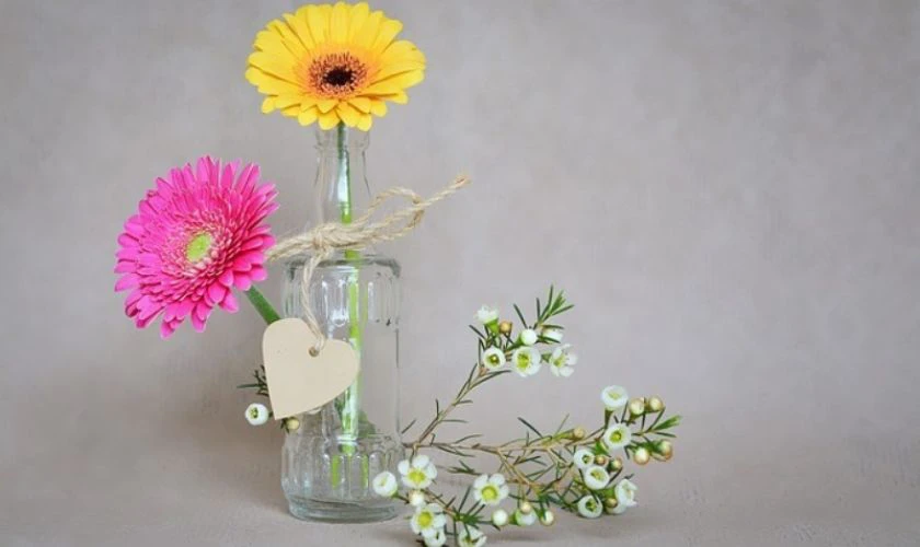 Cách cắm hoa đồng tiền ngày Tết để bàn phòng khách nhỏ gọn