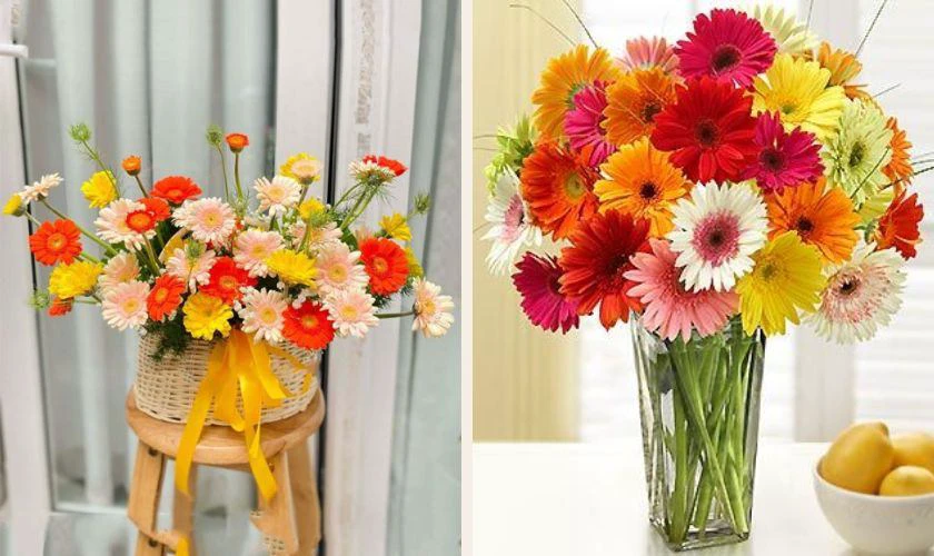 Mẫu hoa đẹp tại nhà trang trí không gian