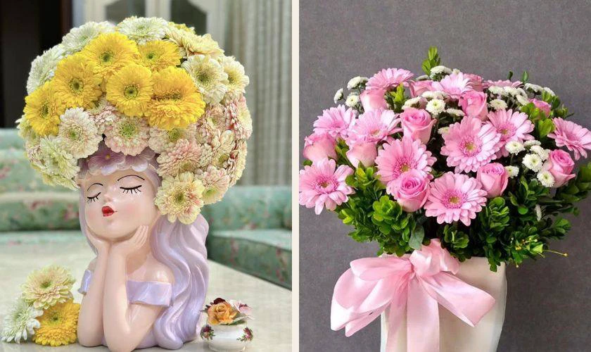 Mẫu hoa đẹp tại nhà trang trí không gian