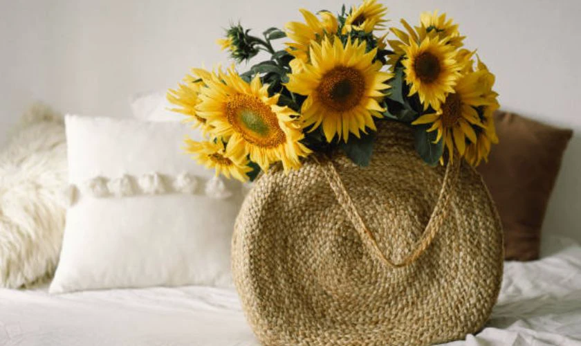 Giỏ hoa hướng dương ấn tượng