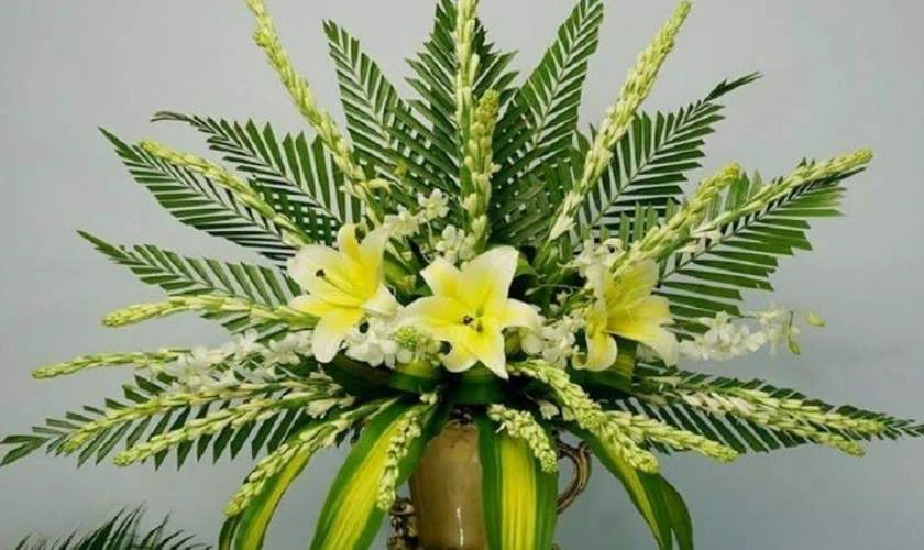 Mẫu cắm hoa hoa ly đơn giản 2026