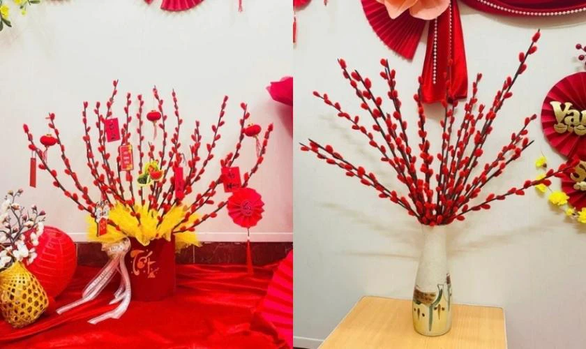 Cách cắm hoa tầm xuân ngày tết đẹp