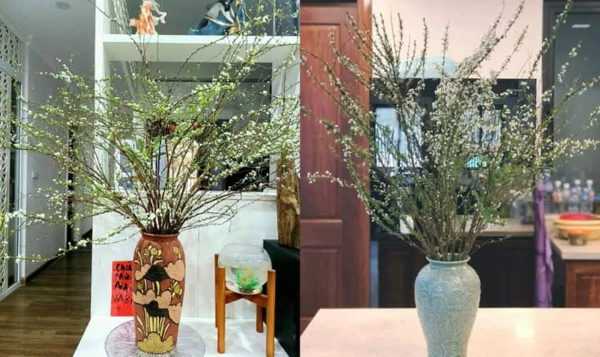 Mẫu cắm hoa đẹp tại nhà