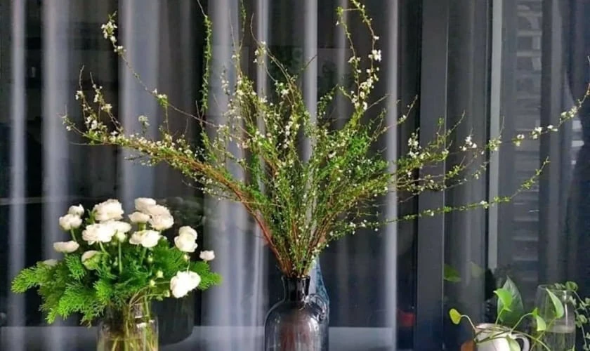 Mẫu cắm hoa đẹp sang trọng