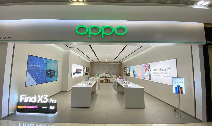 Cập nhật phần mềm OPPO bằng cách đến trung tâm bảo hành