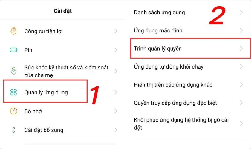 Cách kiểm tra quyền ứng dụng trên OPPO