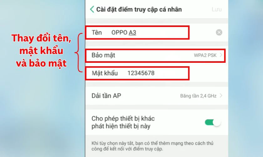 Cách chia sẻ 4G trên OPPO