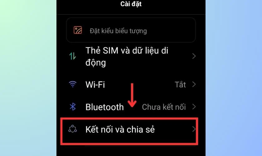 Vào cài đặt để chia sẻ wifi thủ công trên Oppo