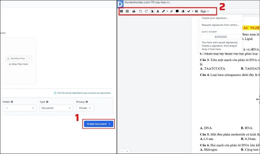 Cách chỉnh sửa file PDF đơn giản bằng Dochub