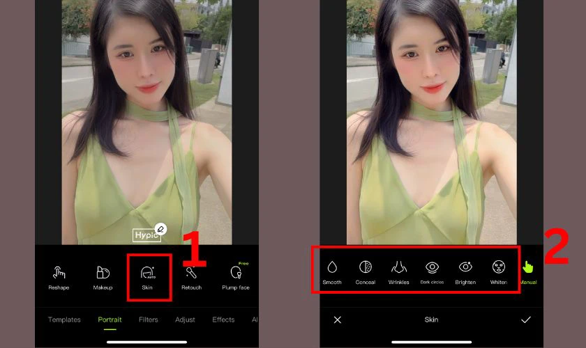 Cách chỉnh trắng da trên Xingtu đơn giản
