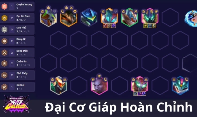 Cuối game - Đội hình Đại Cơ Giáp