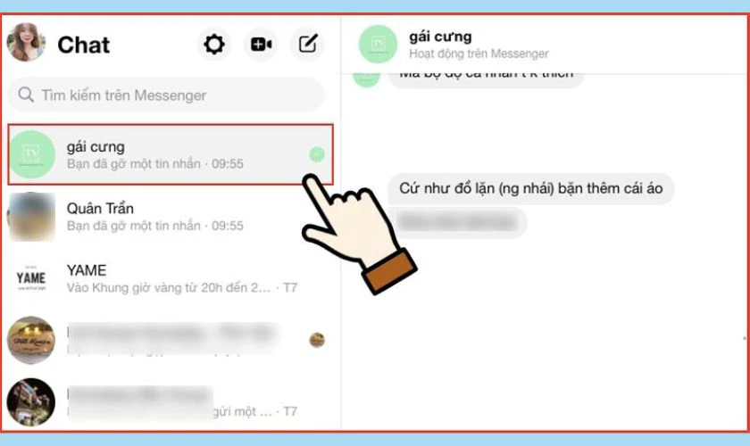 Đăng nhập vào Messenger