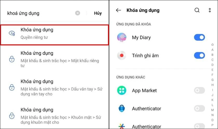 Cách chống nhìn trộm màn hình điện thoại OPPO