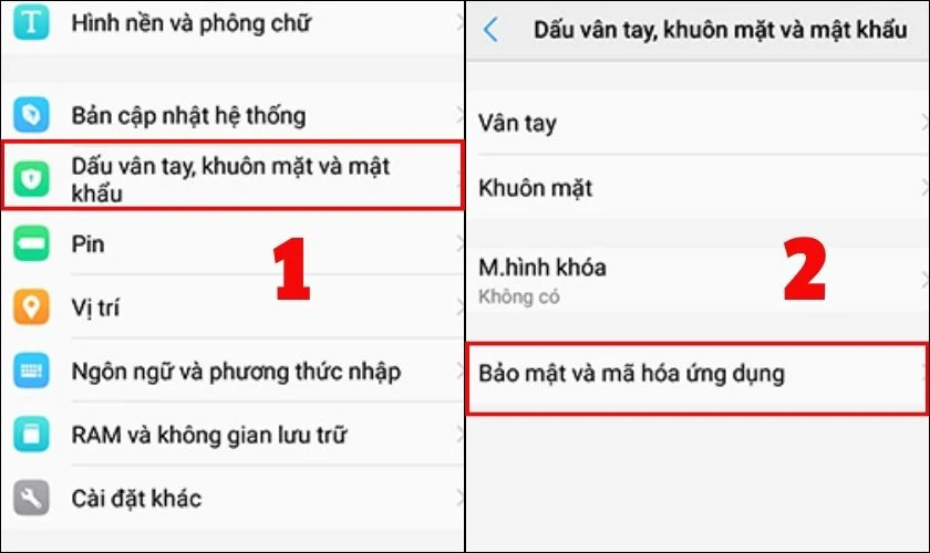 Cách chống nhìn trộm màn hình điện thoại Vivo