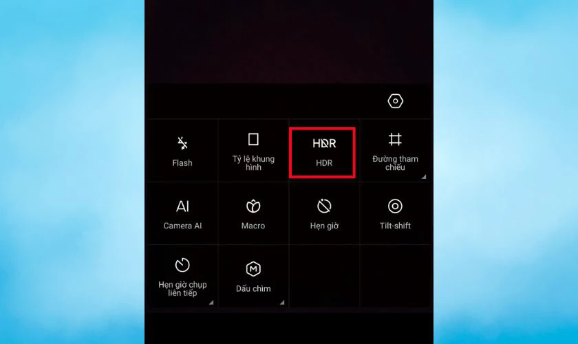 Chế độ HDR giúp cân bằng ánh sáng