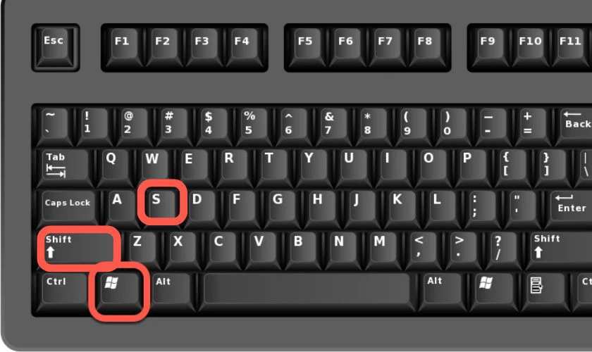 Cách chụp màn hình máy tính Win 11 bằng Snip & Sketch