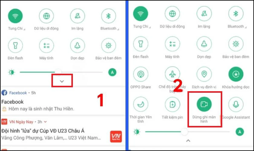 Cách chụp màn hình OPPO khi chơi game hoặc xem video