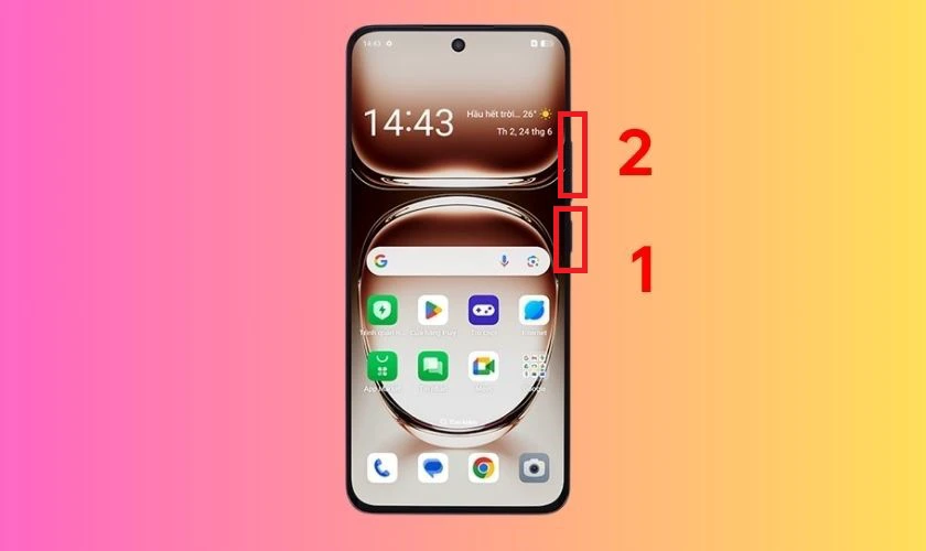 Cách chụp màn hình OPPO Reno 12