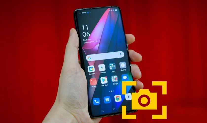 Lưu ý khi chụp màn hình OPPO