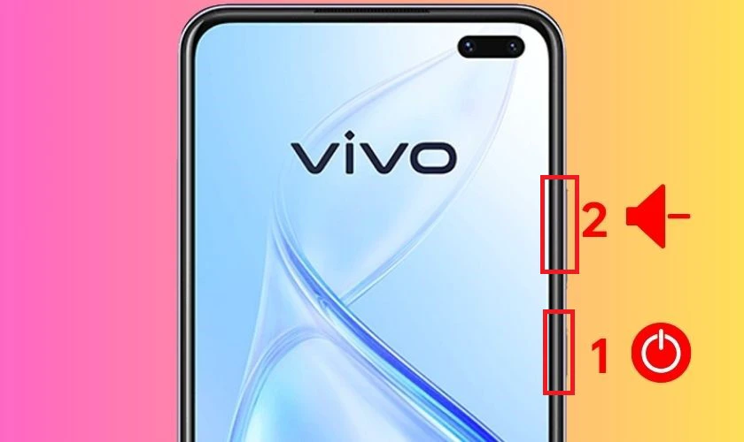 Cách chụp màn hình Vivo bằng phím cứng