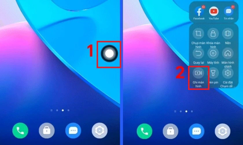 Cách chụp màn hình Vivo khi chơi game hoặc xem video