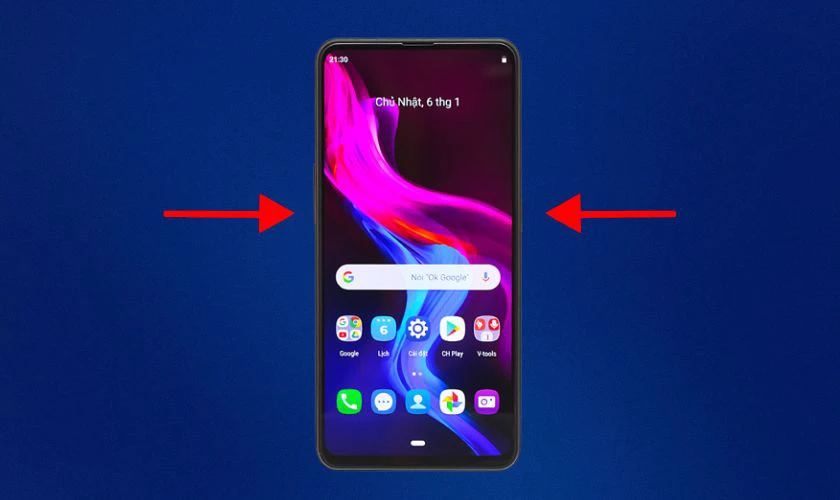 Chụp màn hình Vsmart bằng phím cứng
