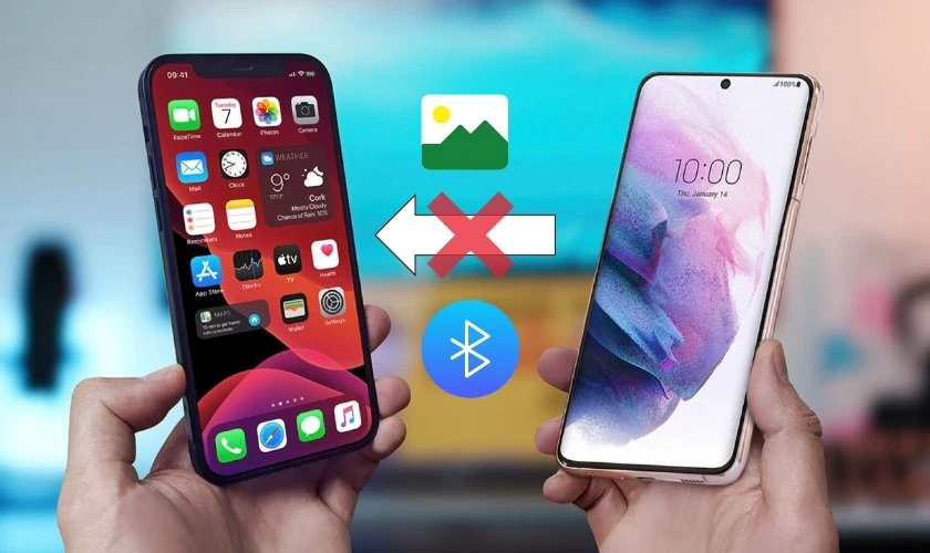Cách chuyển ảnh từ Samsung sang iPhone bằng Bluetooth có khả thi không?