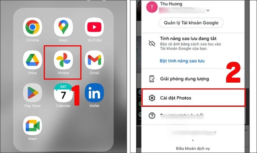 Sử dụng Google Photos